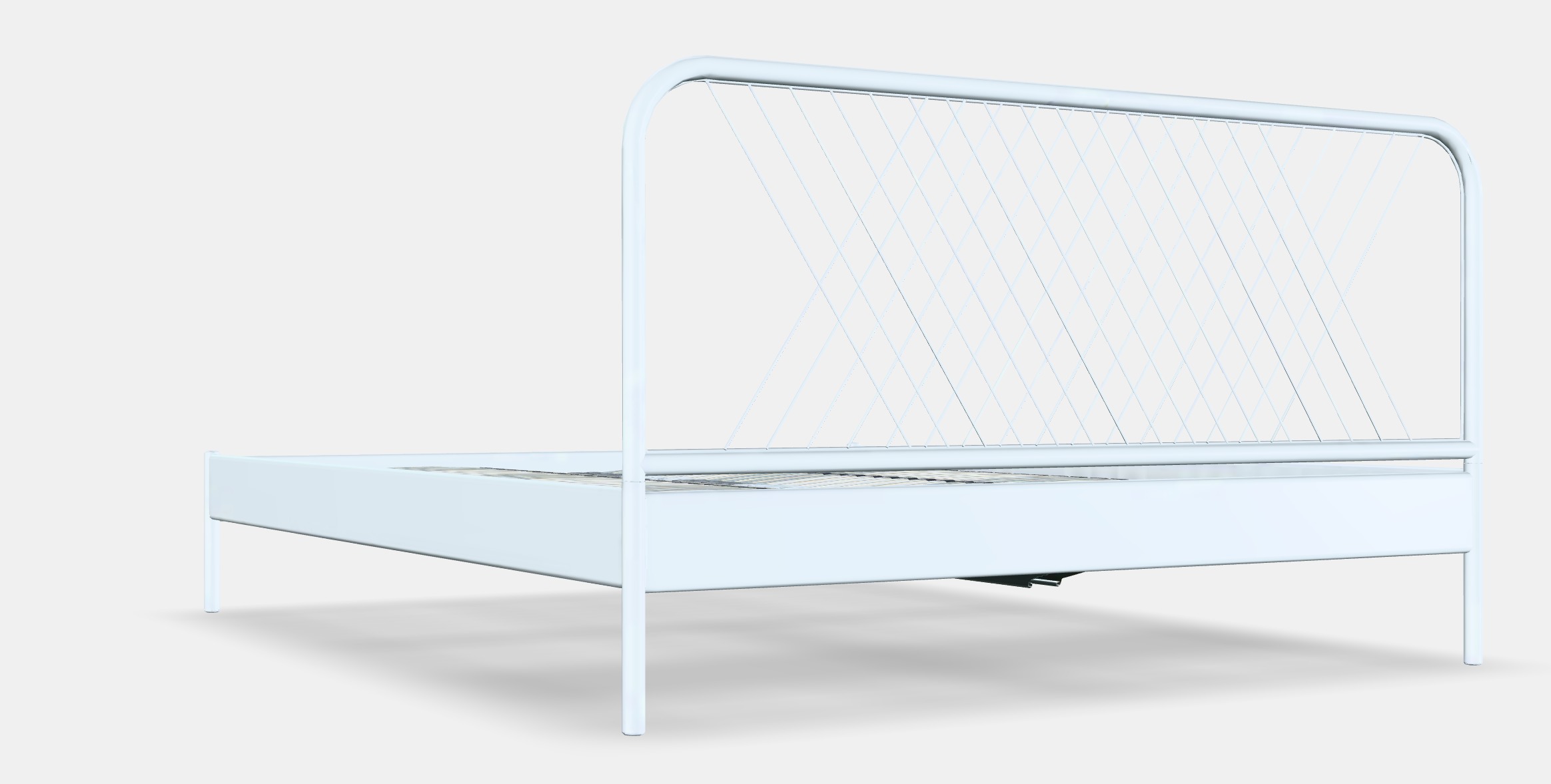 NESTTUN Bed frame Low-poly 3D model_3