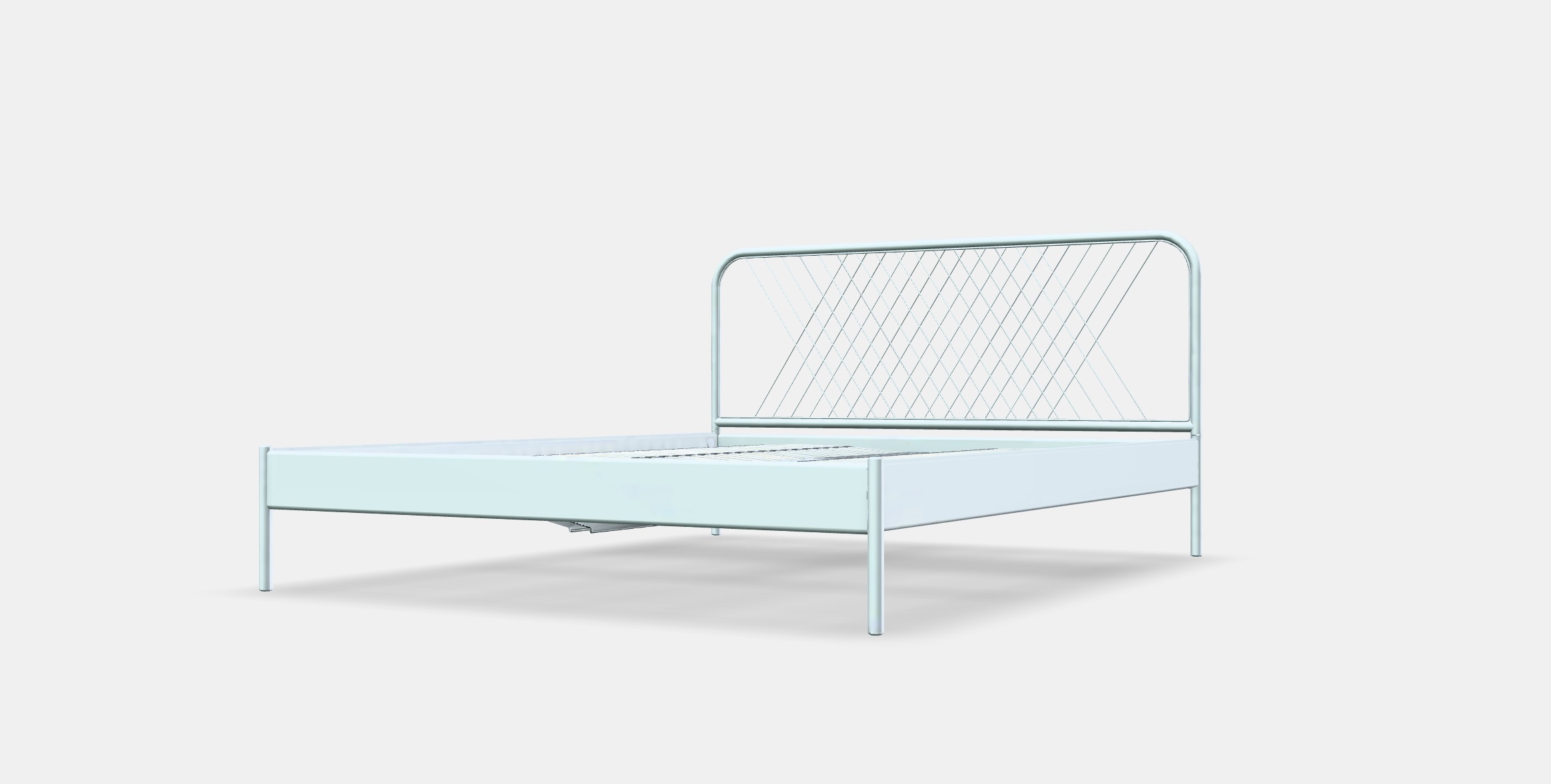 NESTTUN Bed frame Low-poly 3D model_13