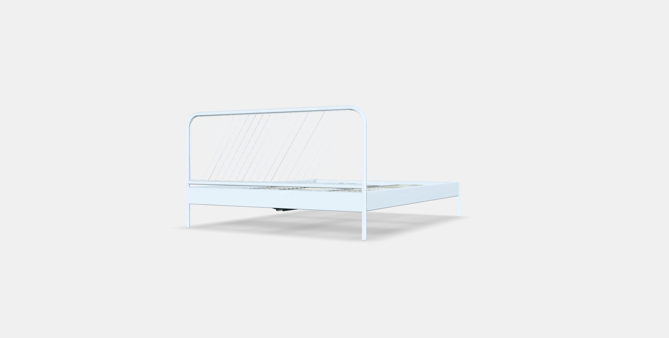 NESTTUN Bed frame Low-poly 3D model_4