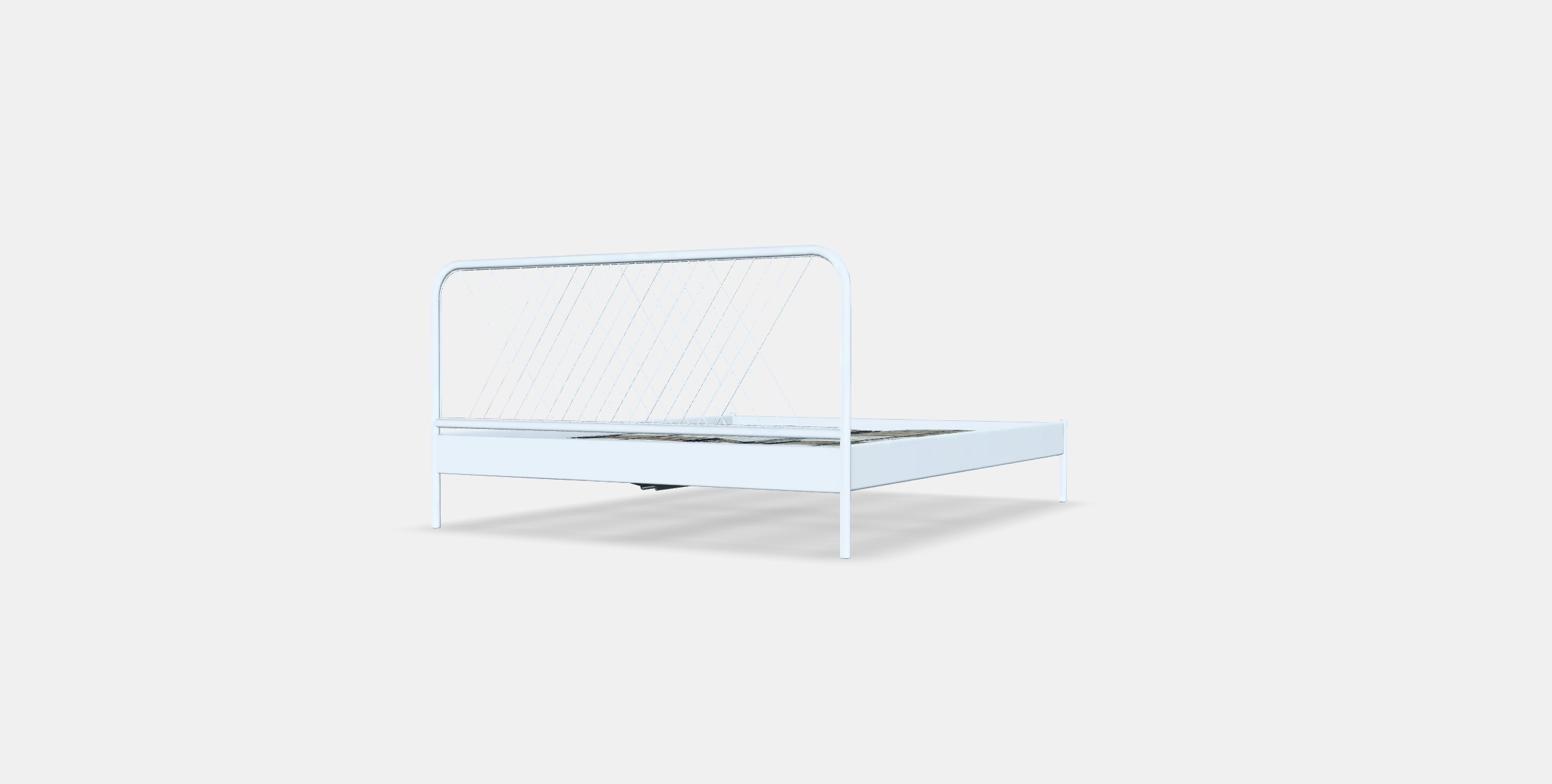 NESTTUN Bed frame 1 Low-poly 3D model_4
