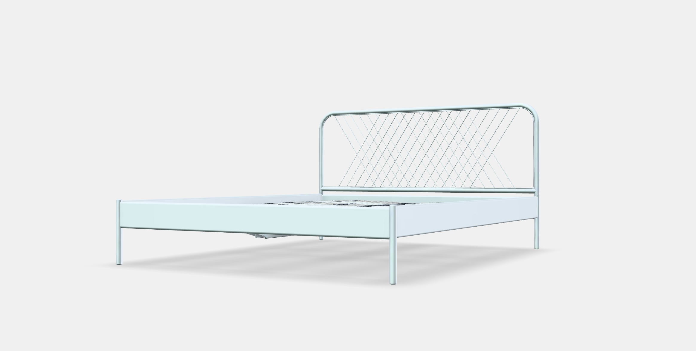 NESTTUN Bed frame 1 Low-poly 3D model_12