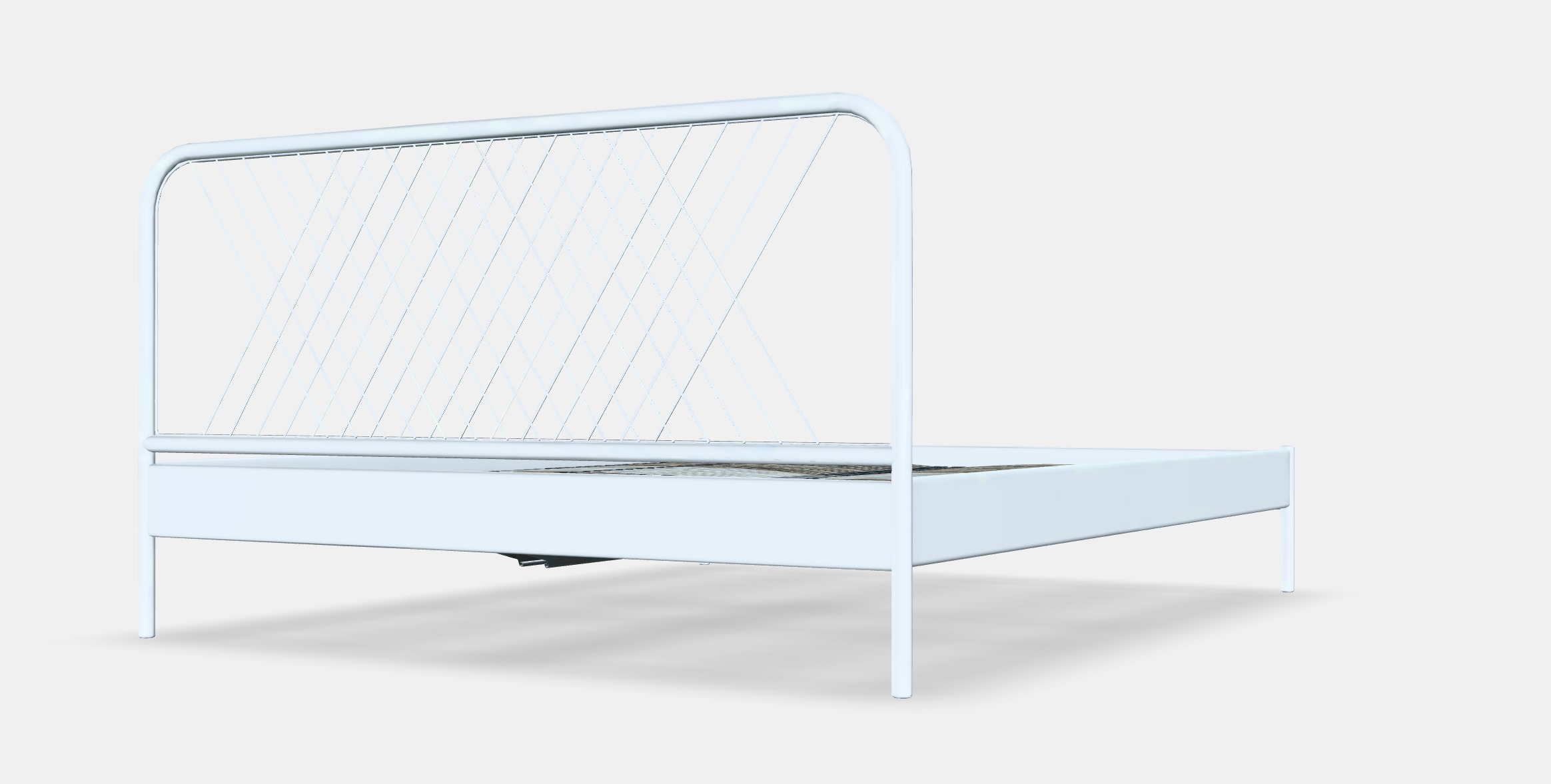 NESTTUN Bed frame 1 Low-poly 3D model_7