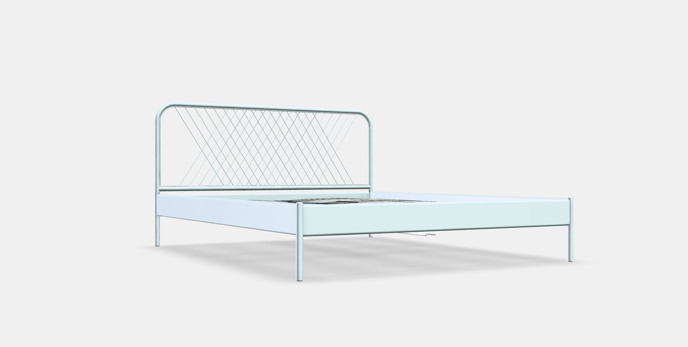 NESTTUN Bed frame 1 Low-poly 3D model_8