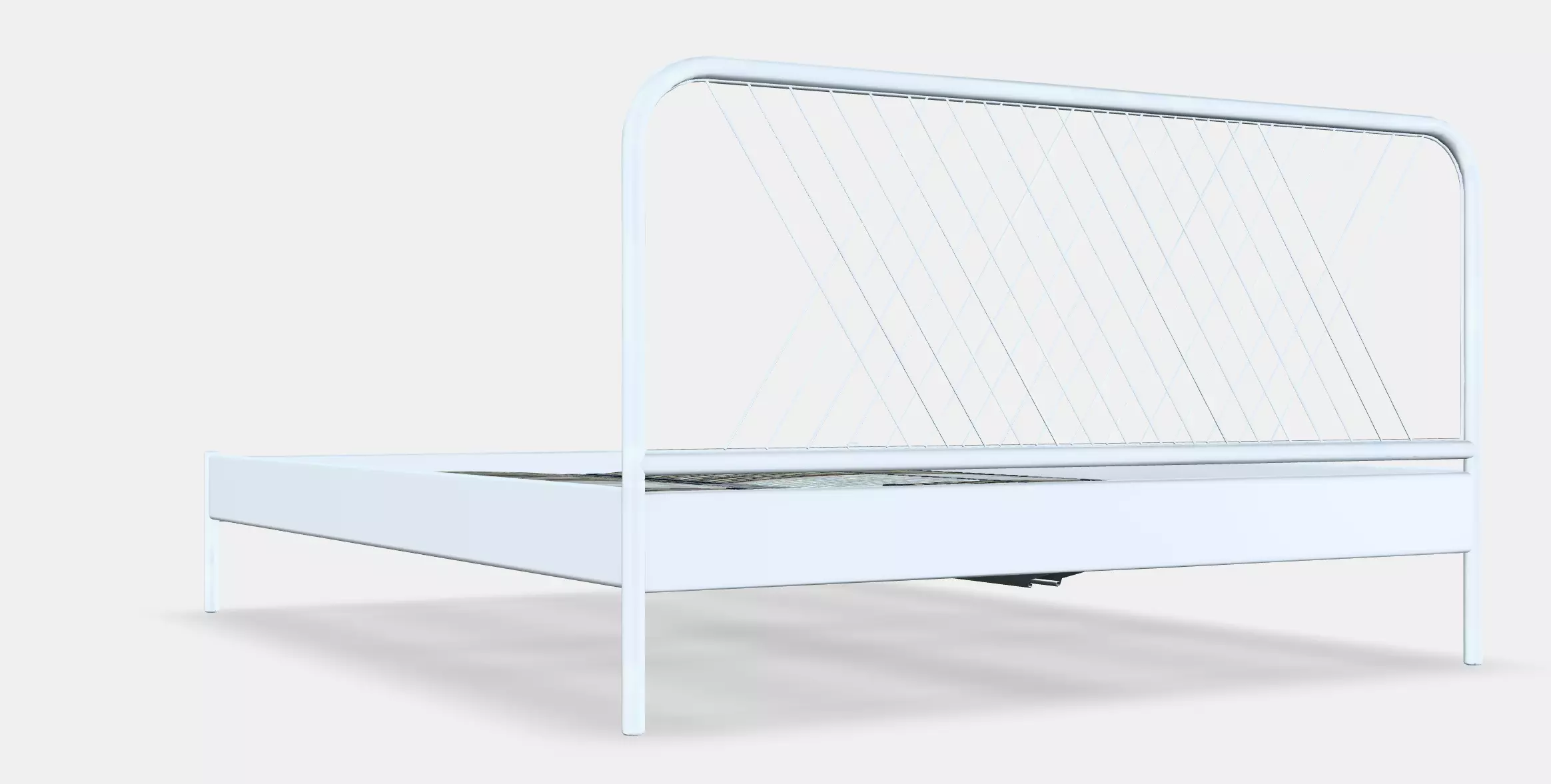NESTTUN Bed frame 1 Low-poly 3D model_0