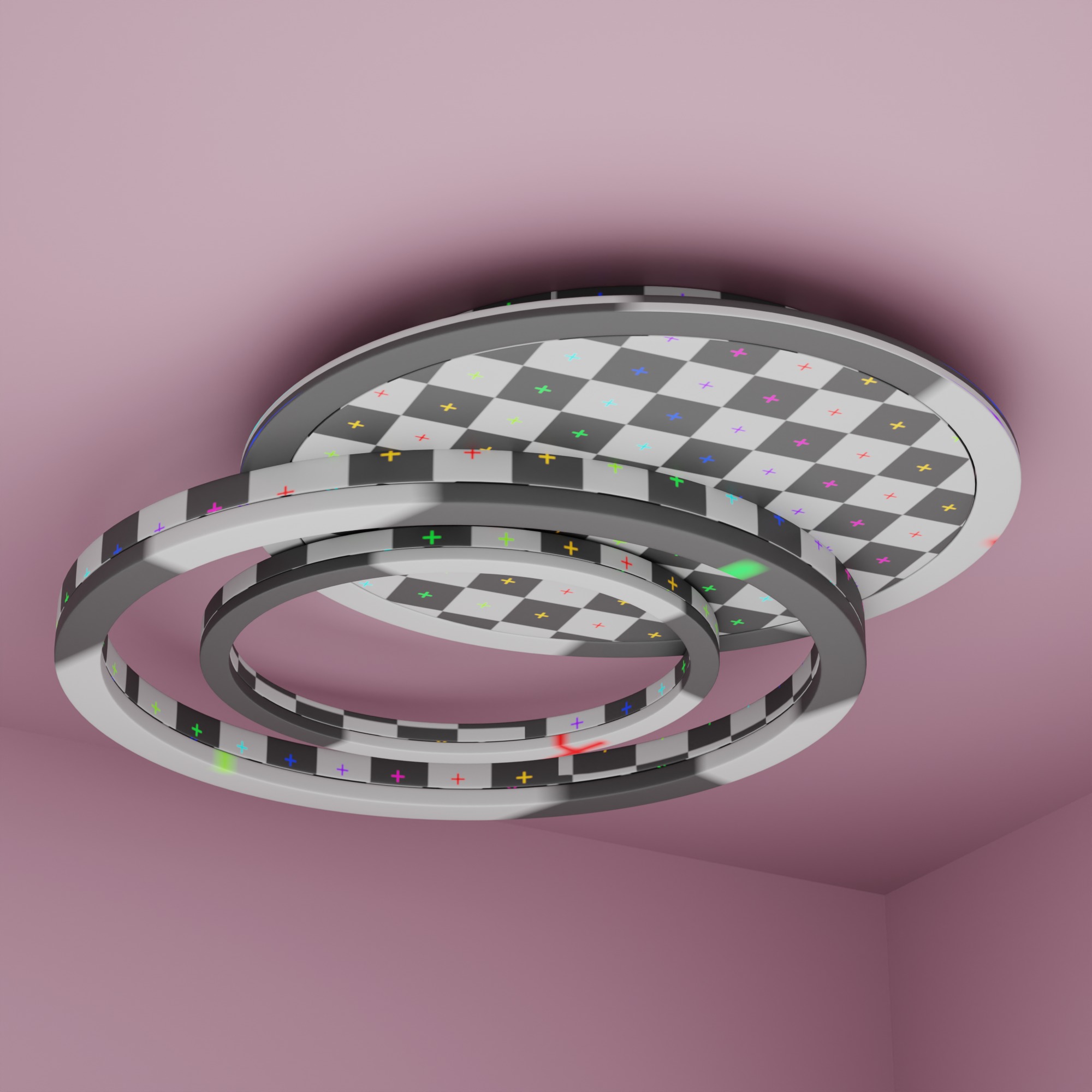 Modern lamp 3D model_1
