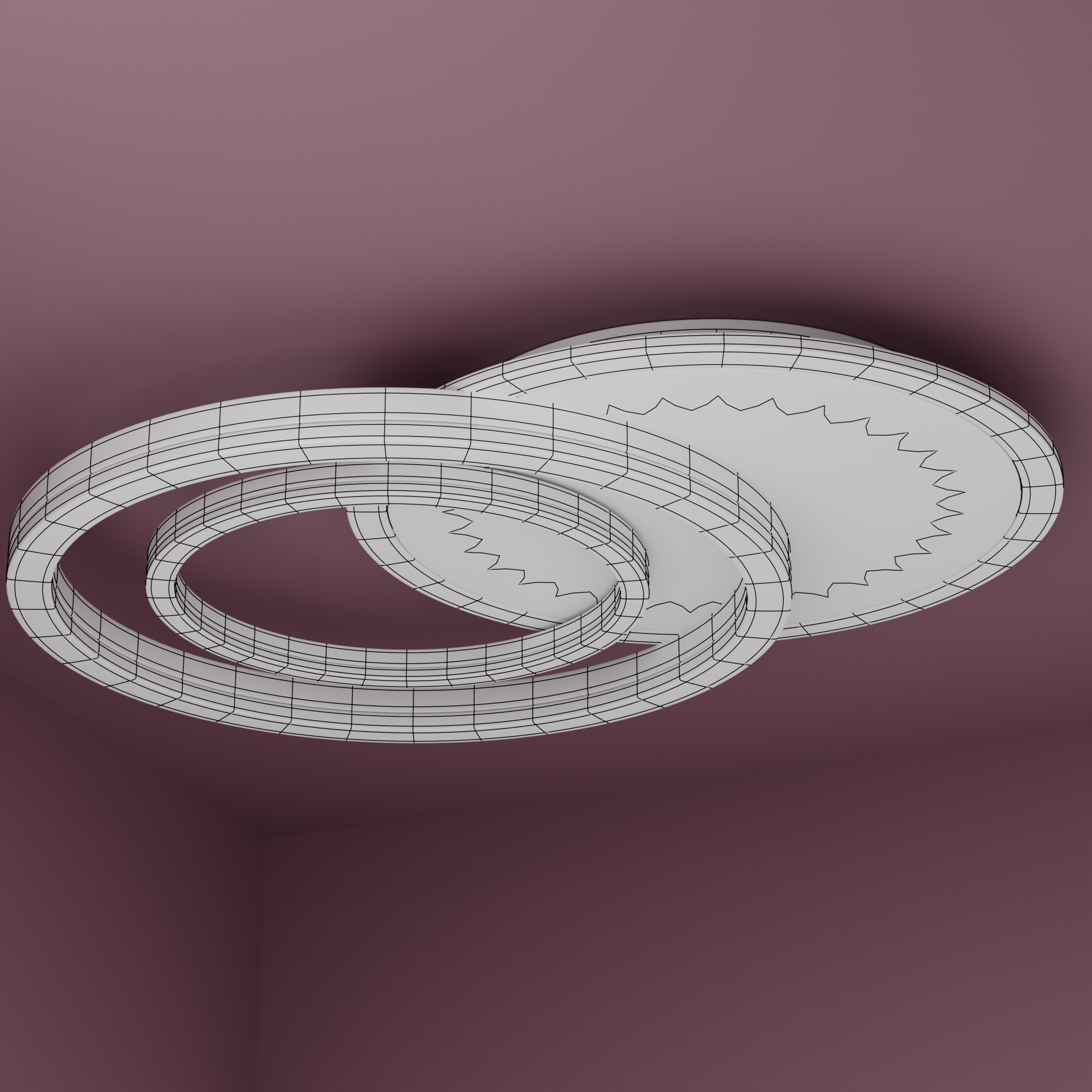 Modern lamp 3D model_2