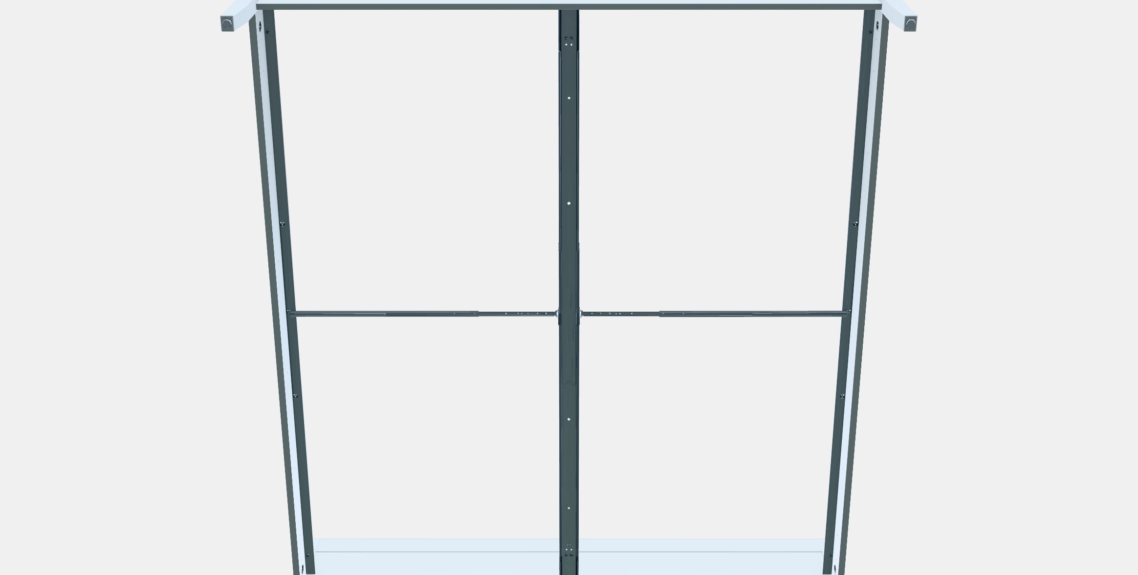 IDANAS Bed frame 8 Low-poly 3D model_7