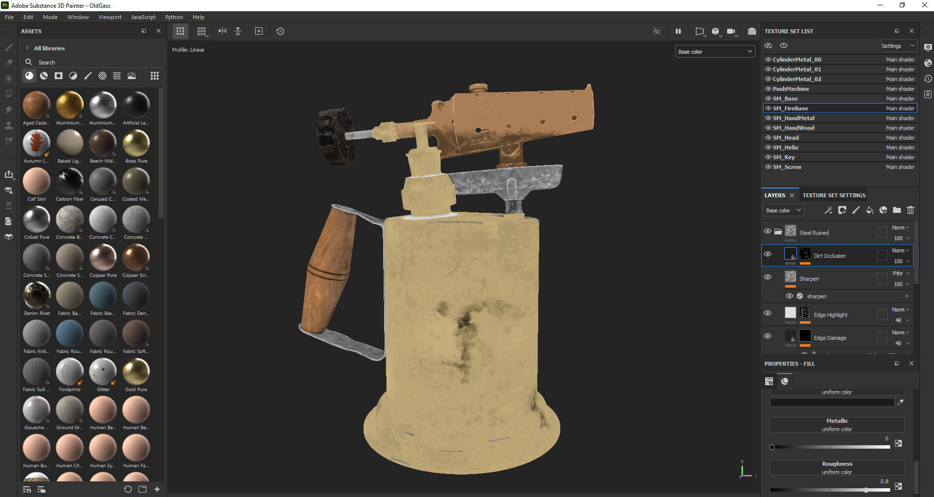 Blow Torch 3D model_10