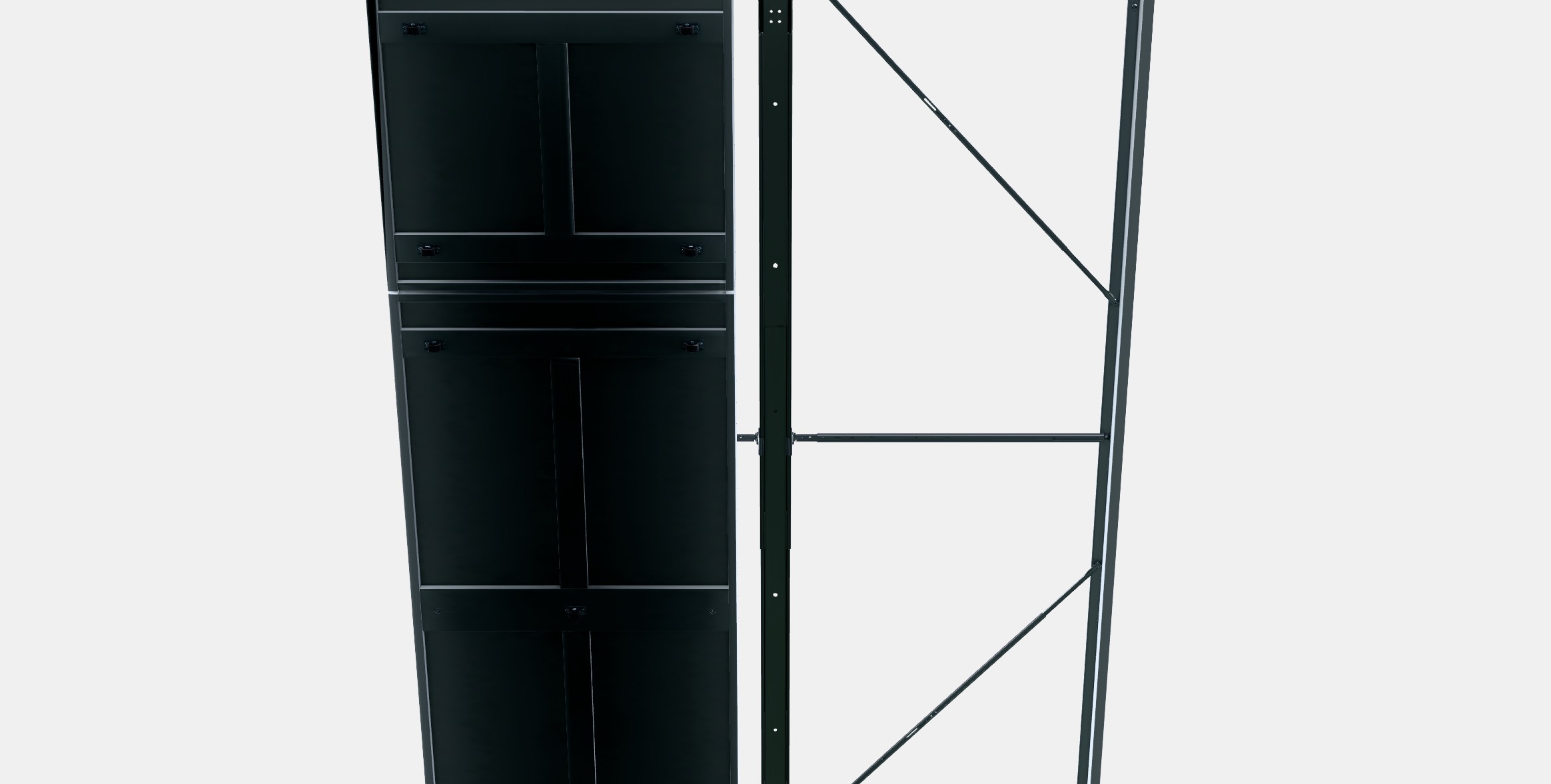 SONGESAND Bed frame with 2 storage boxes 2 Low-poly 3D model_8