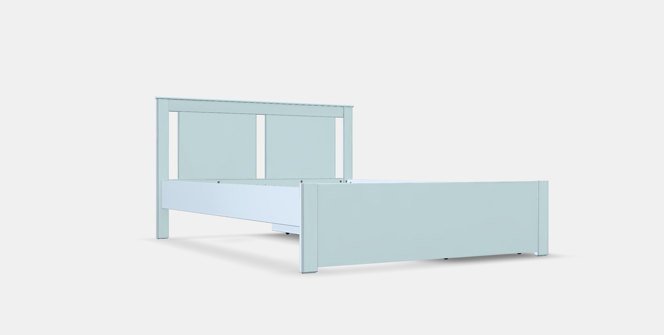 SONGESAND Bed frame with 2 storage boxes 2 Low-poly 3D model_9