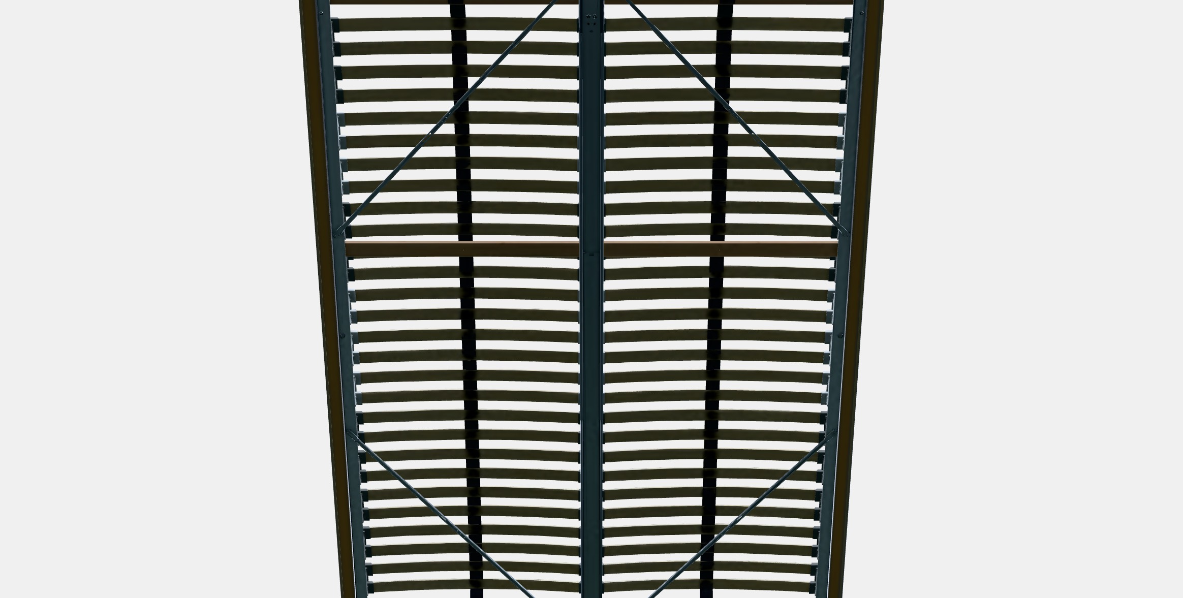 MALM Bed frame high 27 Low-poly 3D model_10