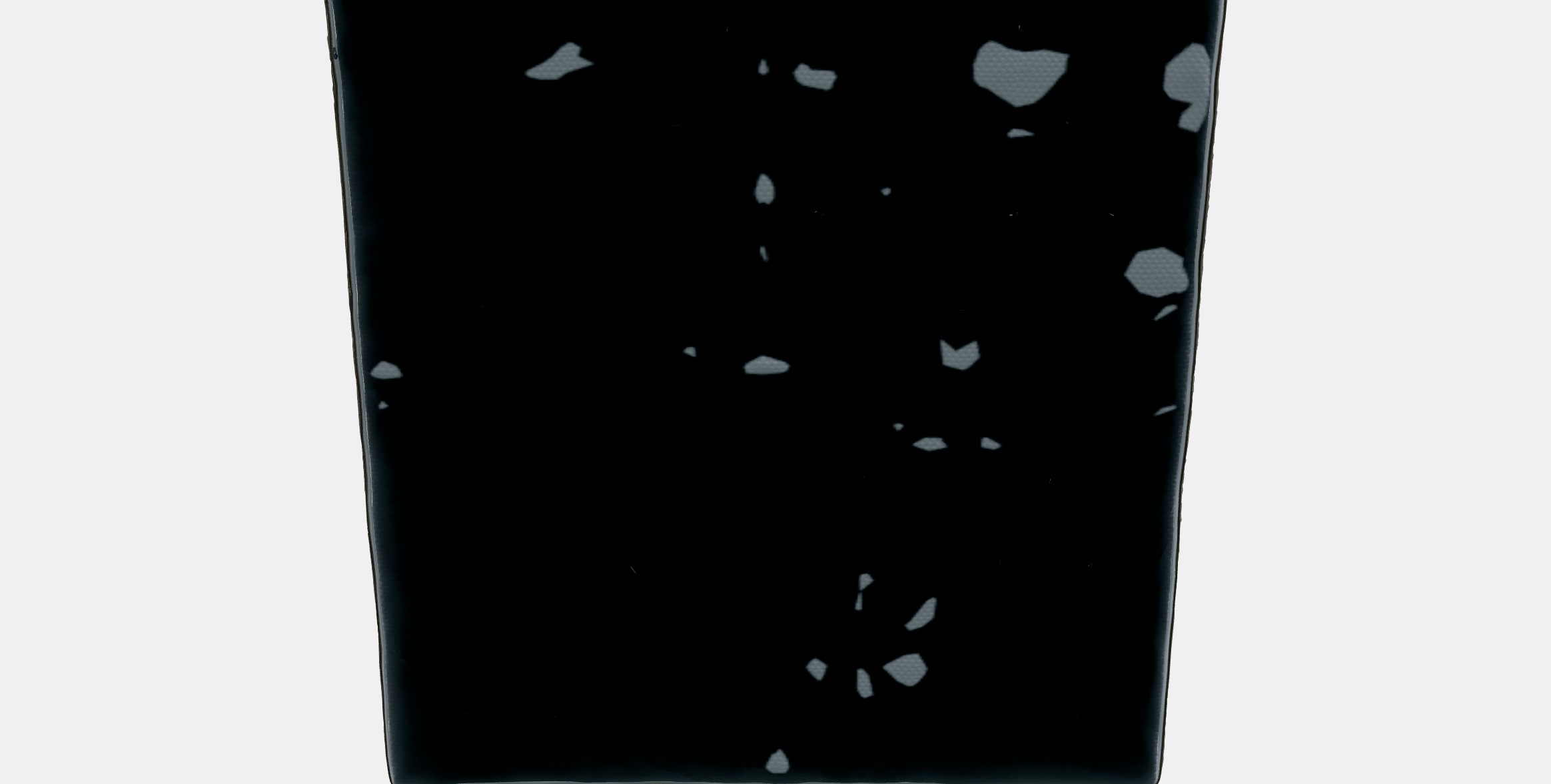 TISTEDAL Mattress pad Low-poly 3D model_8