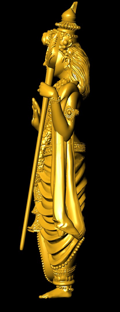 murugan god  khartikya god 3D print model_3