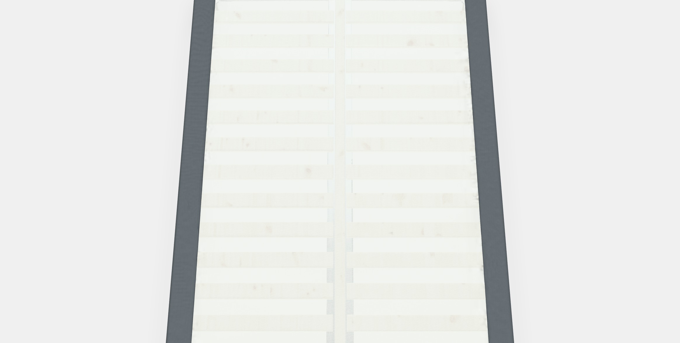 ESPEVAR Slatted mattress base with legs 4 Low-poly 3D model_6