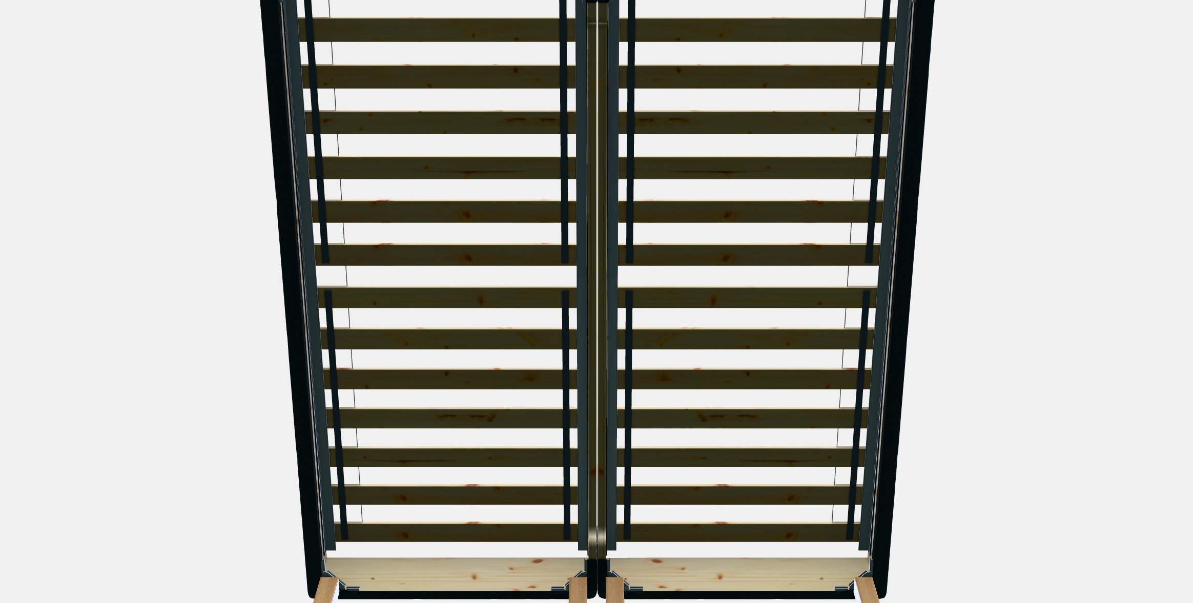 ESPEVAR Slatted mattress base with legs 5 Low-poly 3D model_10