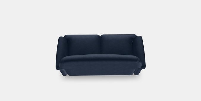 ESSEBODA 2-seat sofa 1 Low-poly 3D model