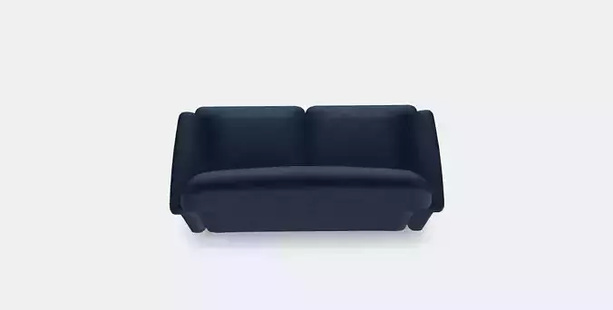 ESSEBODA 2-seat sofa 1 Low-poly 3D model