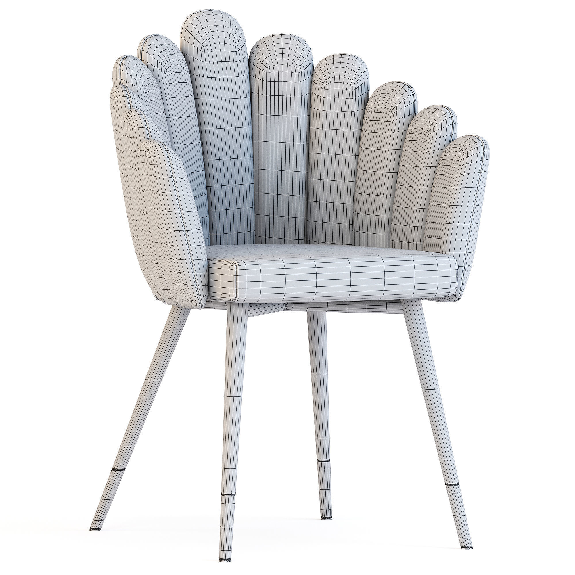 Betti Chair 3D model_4