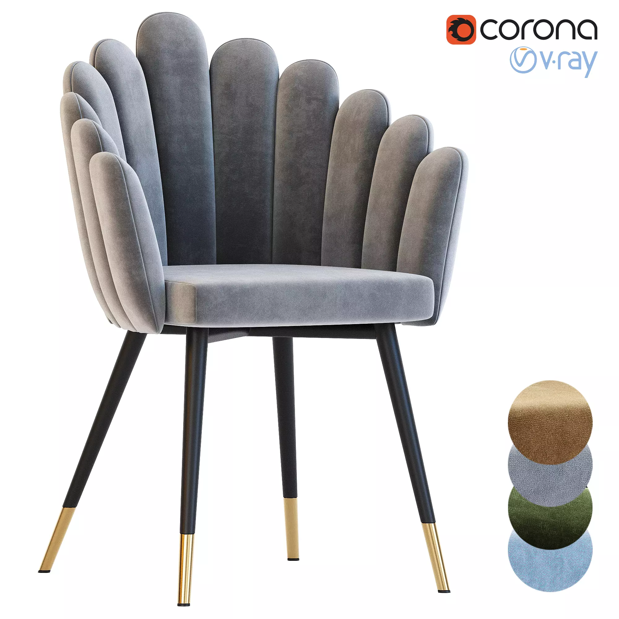 Betti Chair 3D model_0