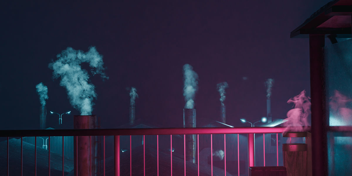 Smoke Pack Stills and Smoke Shader for Blender Low-poly 3D model_6