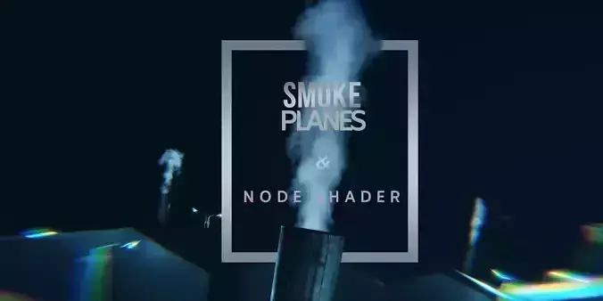 Smoke Pack Stills and Smoke Shader for Blender Low-poly 3D model