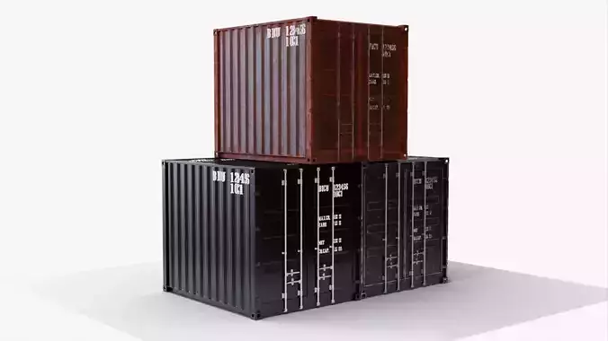 10Ft Cargo Container - Black