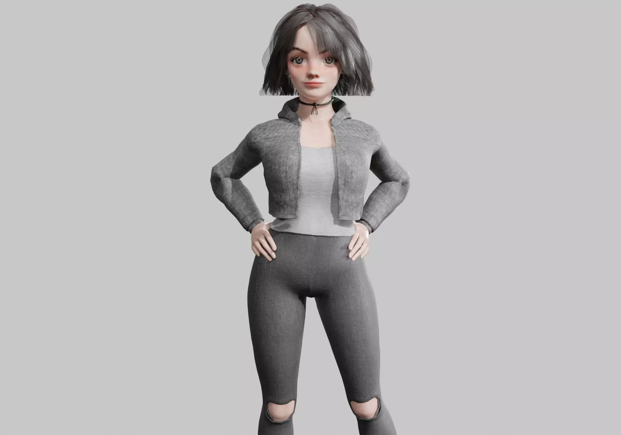 sweet Pretty Woman V38855 Low-poly 3D model