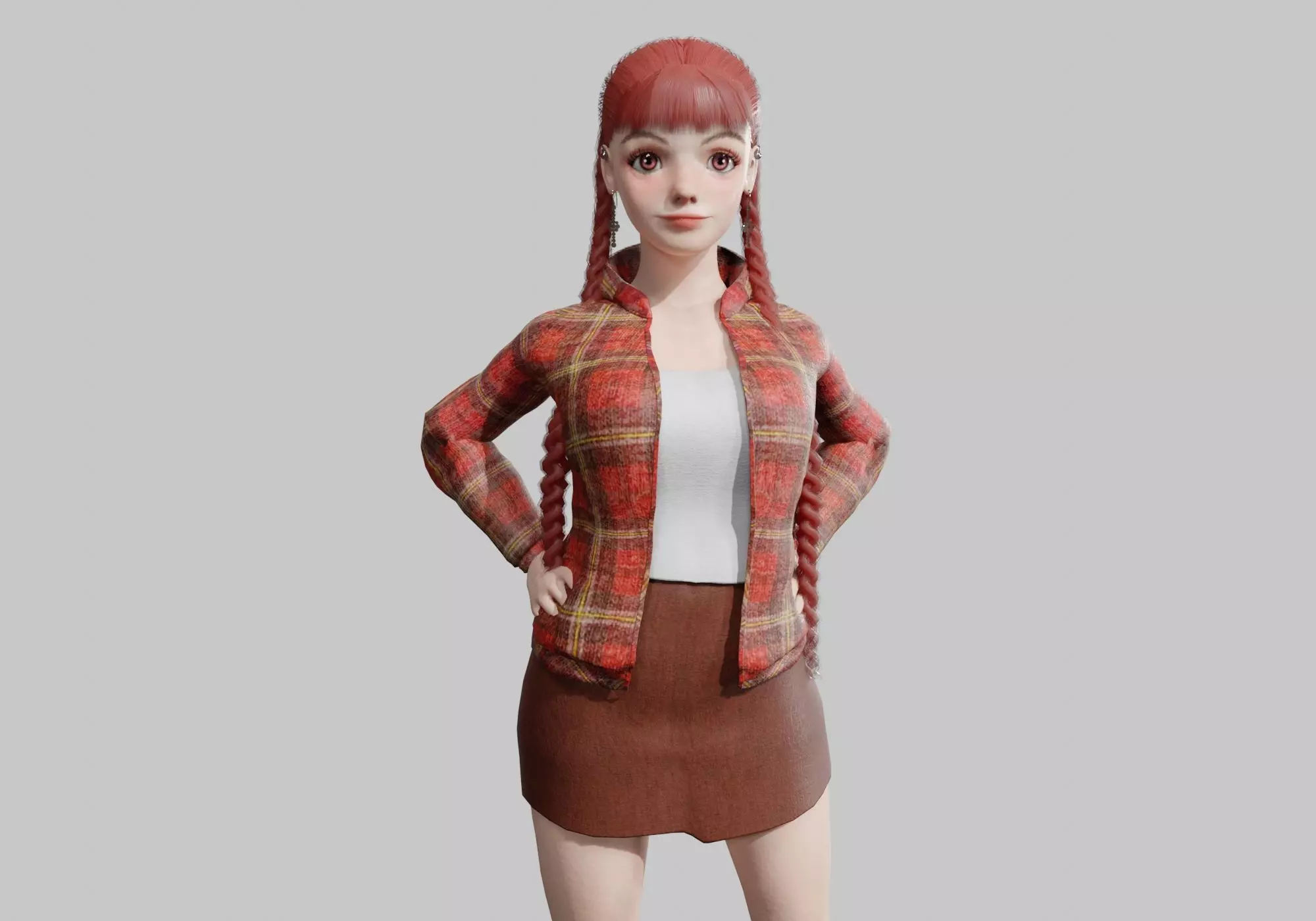 sweet cute Woman V36191 Low-poly 3D model