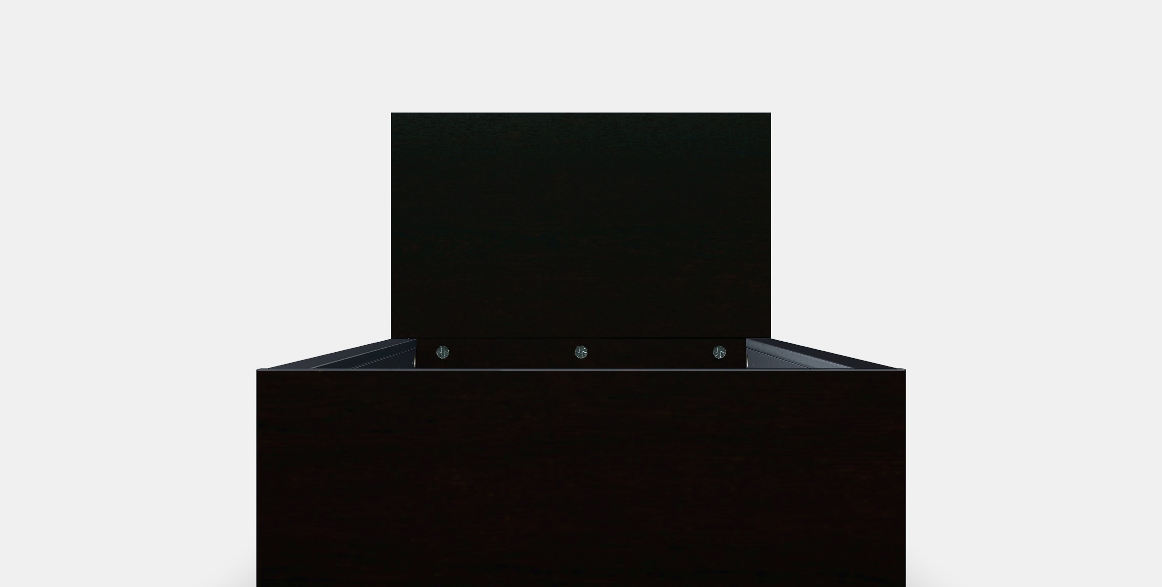 MALM Bed frame high 29 Low-poly 3D model_11