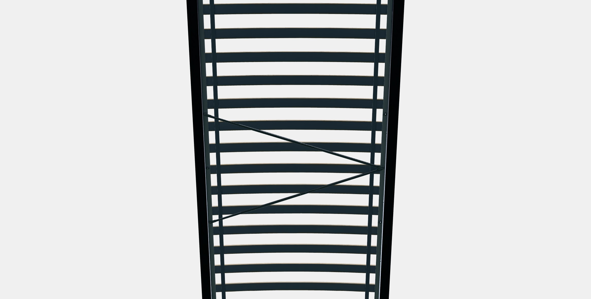 MALM Bed frame high 29 Low-poly 3D model_8