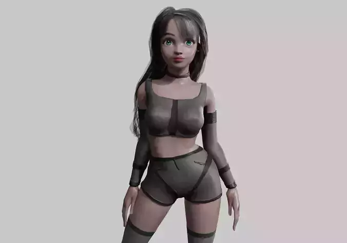 stylized black woman V43776 