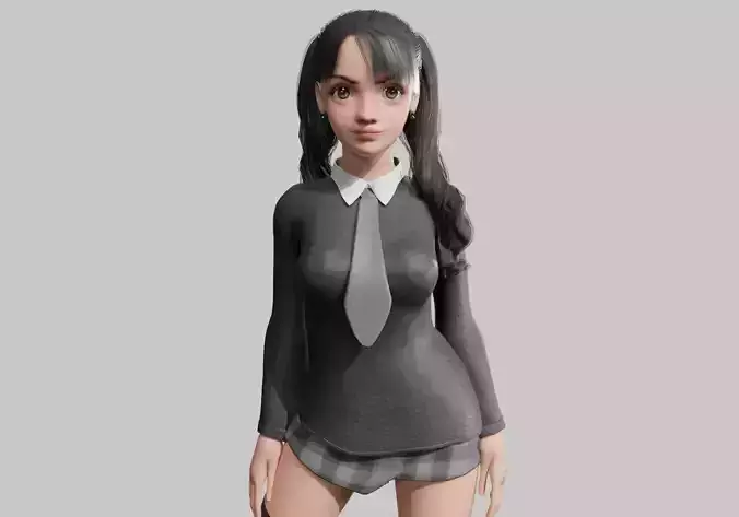 school student Woman V36151 