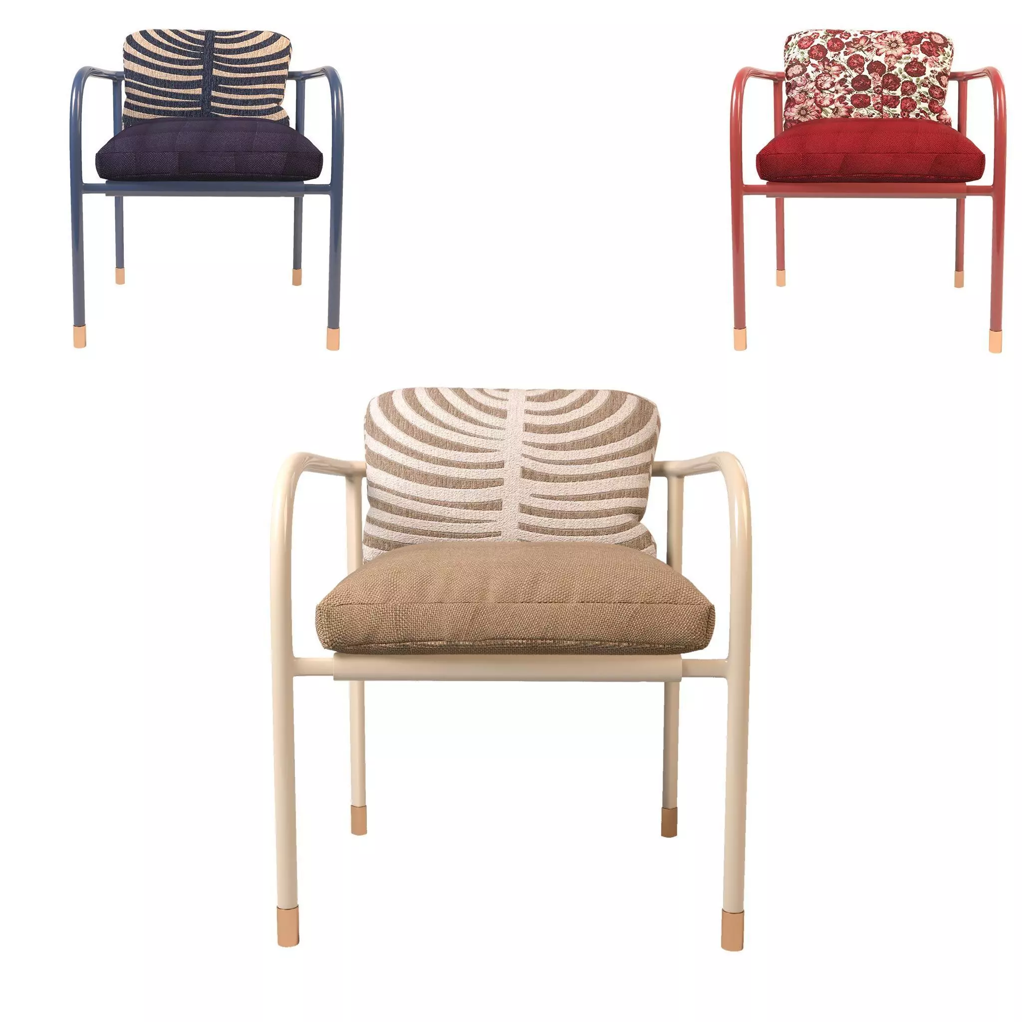 Aliya Dining Chair Free 3D model