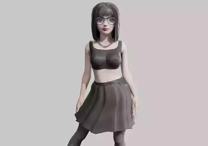 Pretty stylized woman V35062 
