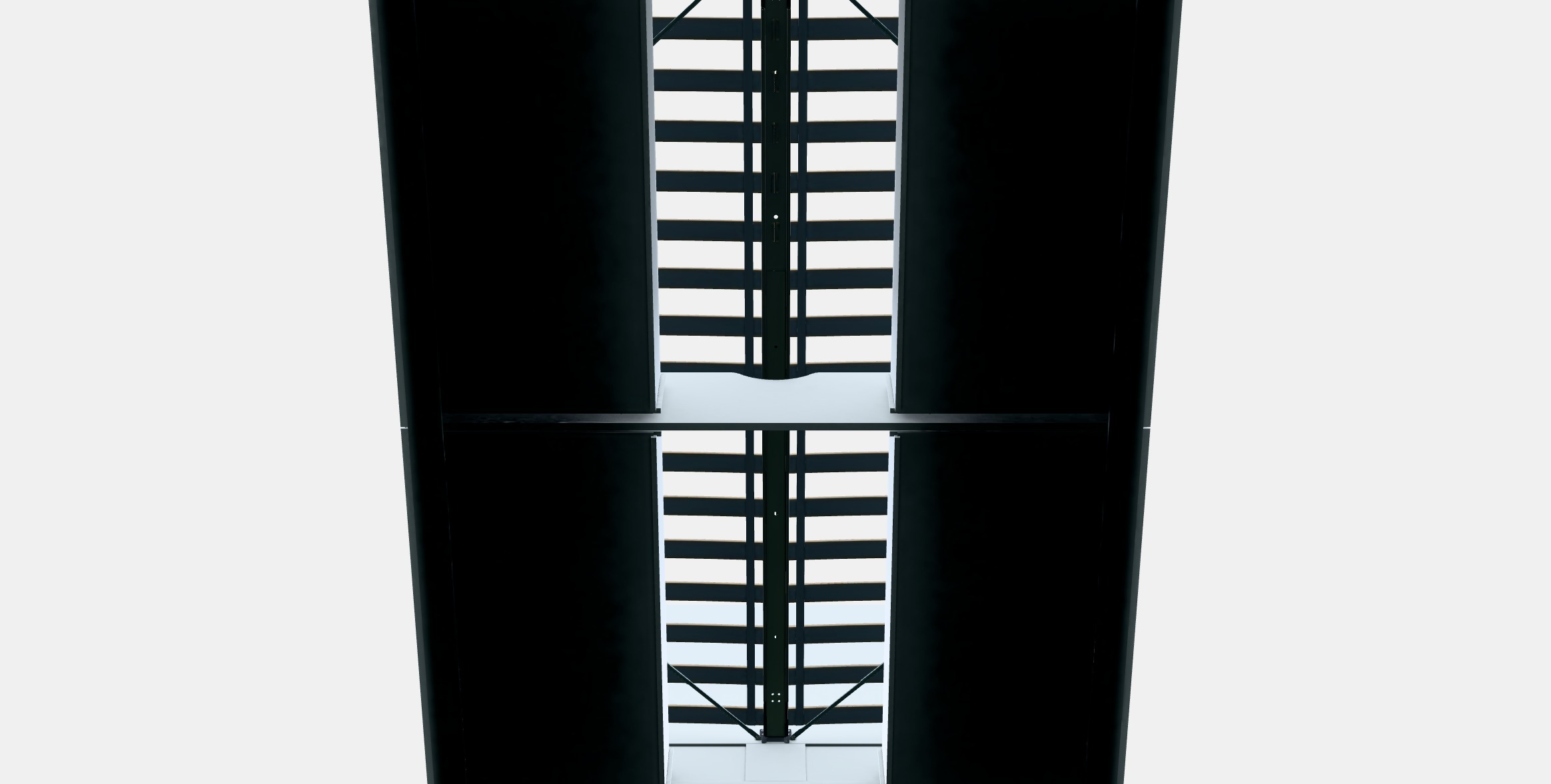 BRIMNES Bed frame w storage and headboard 8 Low-poly 3D model_8