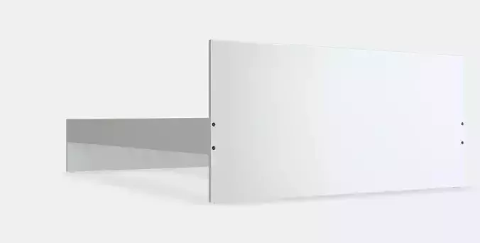 GURSKEN Bed frame with headboard 1