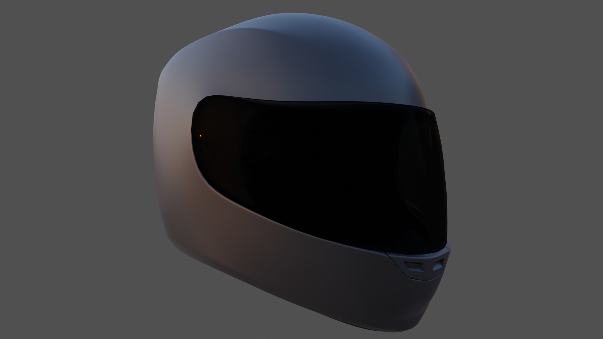 3D Model Racing Helmet V1 Low-poly 3D model_1