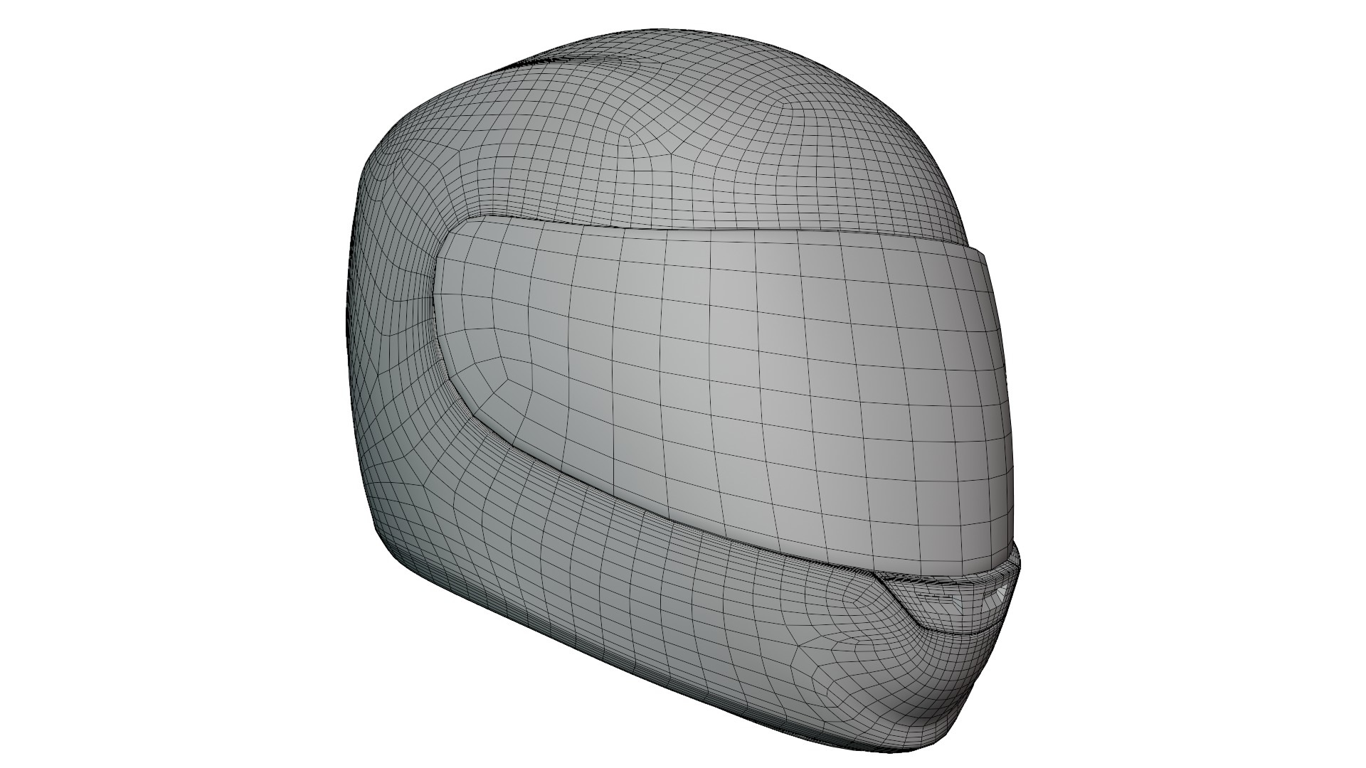 3D Model Racing Helmet V1 Low-poly 3D model_6