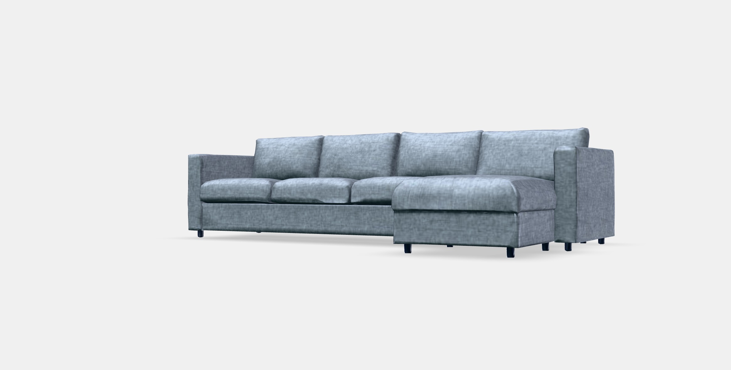 VIMLE 4-seat sofa 4 Low-poly 3D model_13