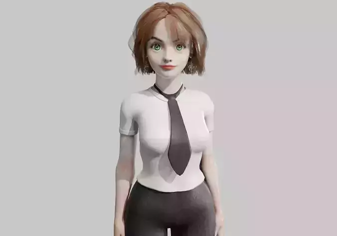 cute business Woman V38339 