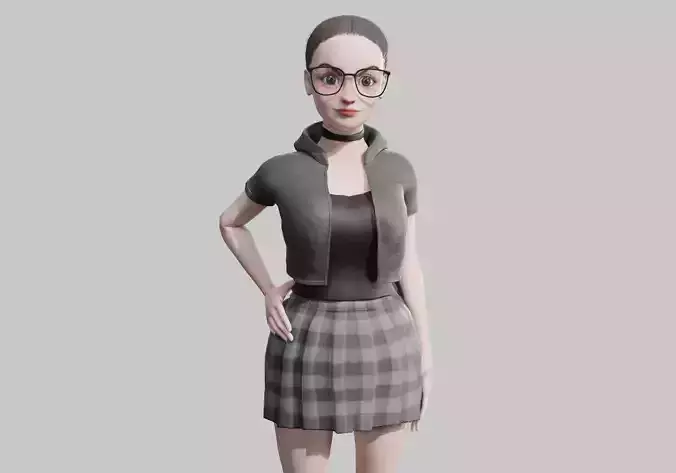 cute Basic Woman V25360 