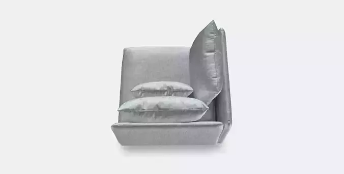 SODERHAMN Corner section 2 Low-poly 3D model