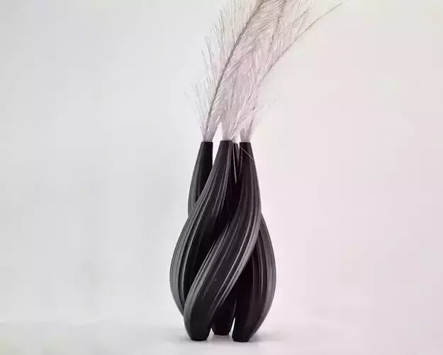 Elegant Twisted Vase