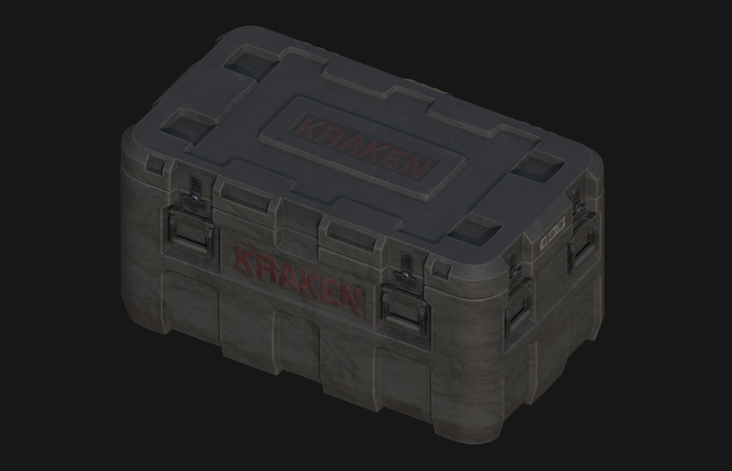 Military Cases Prop Pack Free low-poly 3D model_6