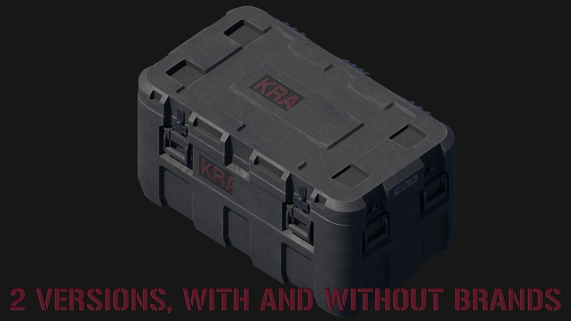 Military Cases Prop Pack Free low-poly 3D model_10