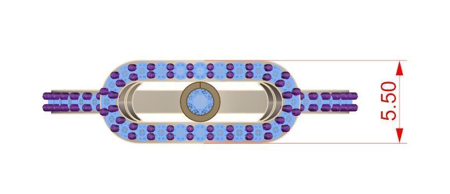 Messika Move Uno Pave  3D print model_2