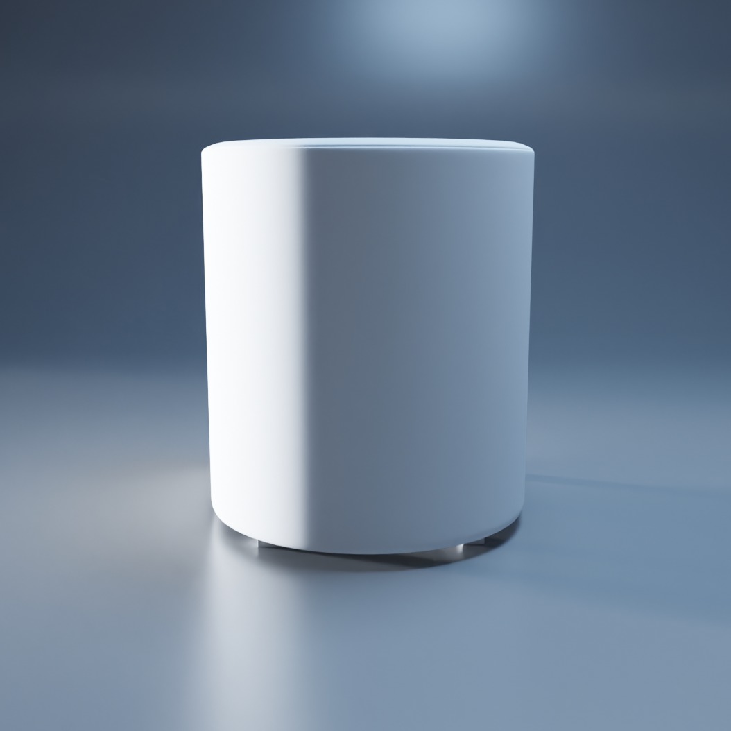 Low-Poly Game-Ready Minimalist Armchair 3D Model Free low-poly 3D model_4