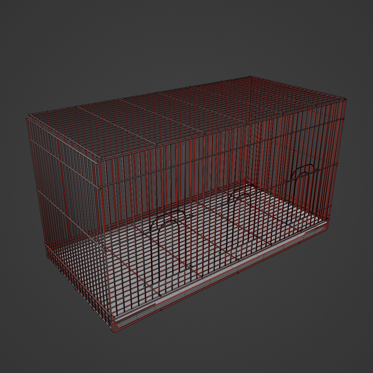 Large Birdcage 02 3D model_9