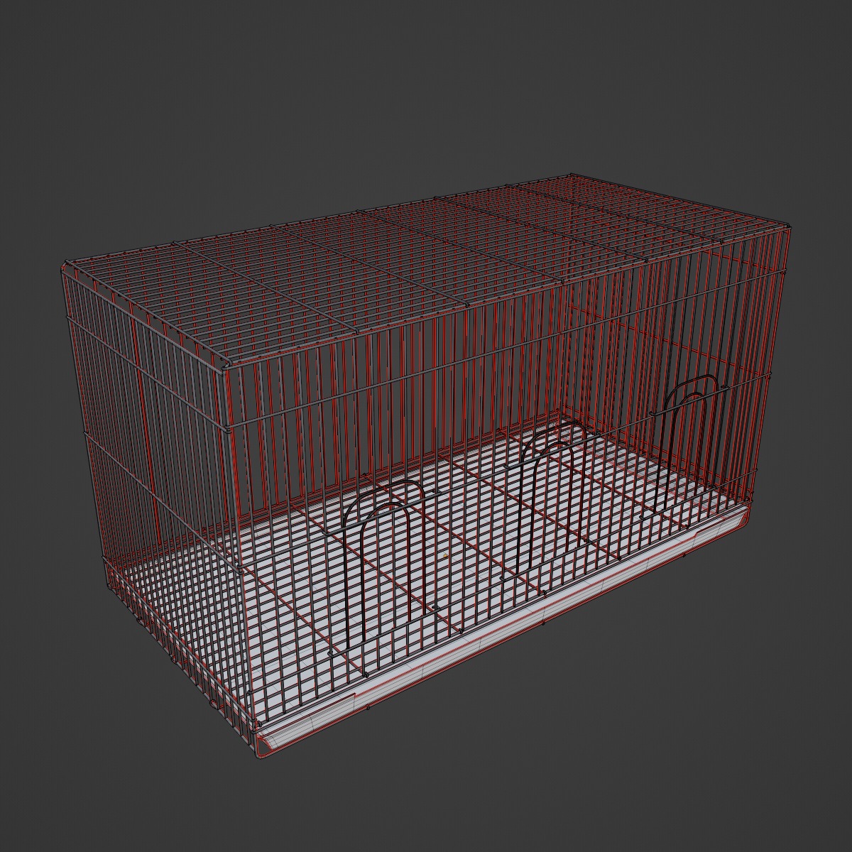 Large Birdcage 02 3D model_7