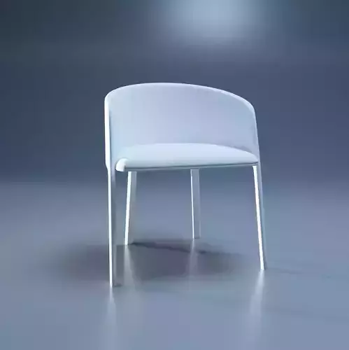 Low-Poly Game-Ready Modern Armchair 3D Model